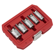 Sealey Elbow Connector Socket Set 5 Piece 3/8"Sq Drive