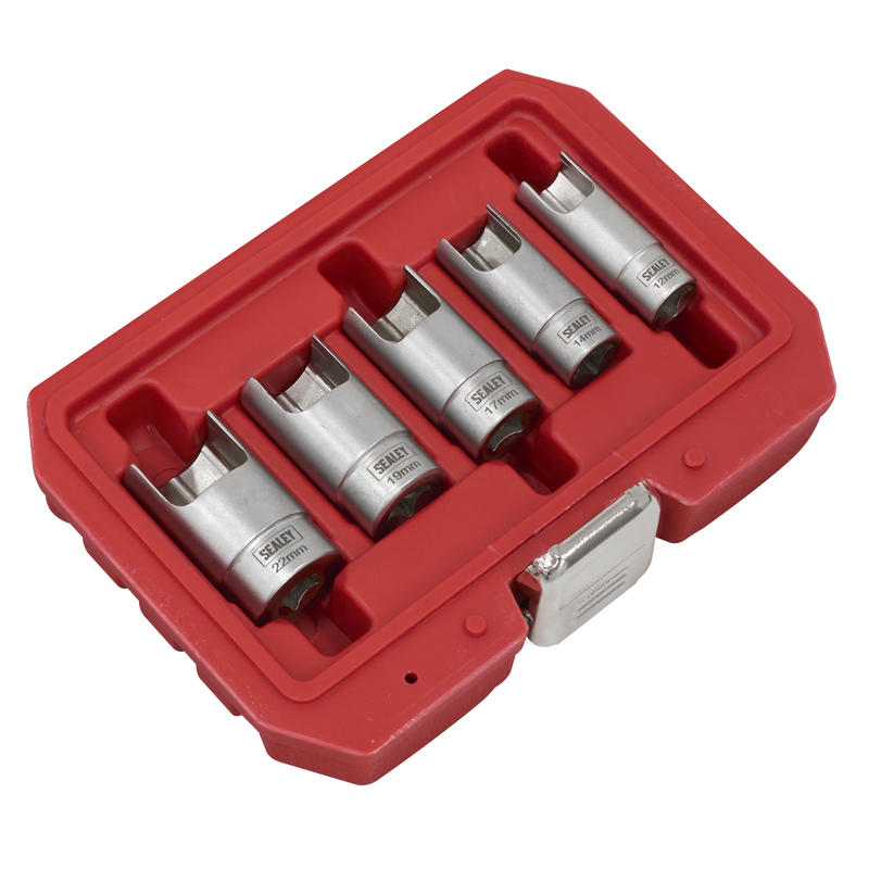 Sealey Elbow Connector Socket Set 5 Piece 3/8"Sq Drive