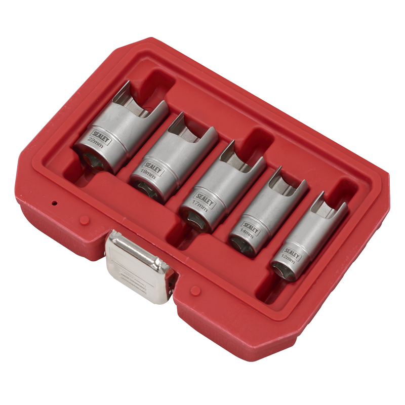 Sealey Elbow Connector Socket Set 5 Piece 3/8"Sq Drive