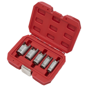 Sealey Elbow Connector Socket Set 5 Piece 3/8"Sq Drive