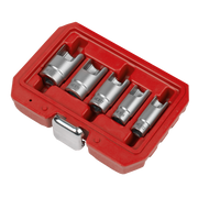 Sealey Elbow Connector Socket Set 5 Piece 3/8"Sq Drive