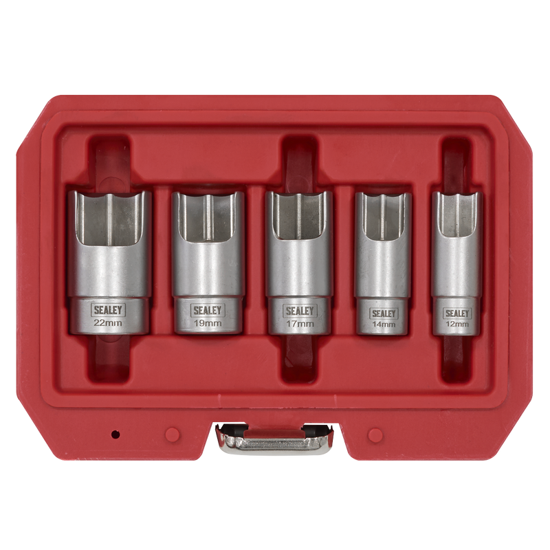 Sealey Elbow Connector Socket Set 5 Piece 3/8"Sq Drive
