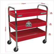 Sealey American PRO Trolley CX103 3-Level Heavy-Duty 150kg Capacity