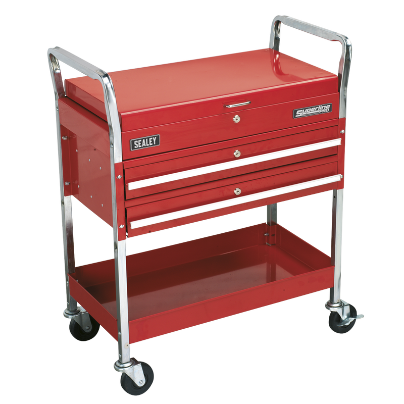Sealey Superline PRO Heavy-Duty Trolley CX1042D 80kg Capacity