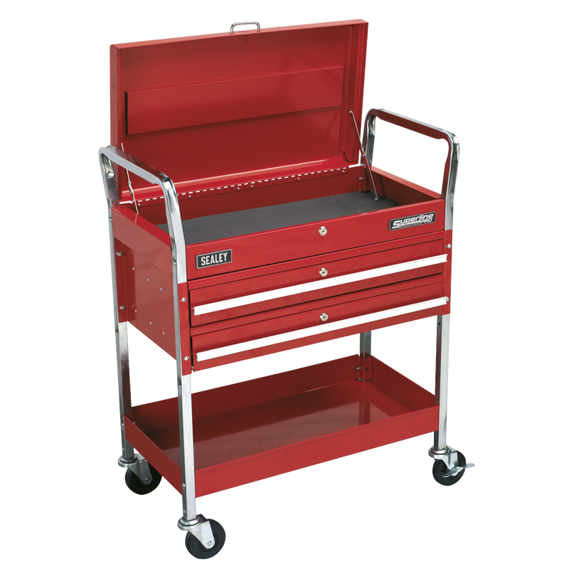 Sealey Superline PRO Heavy-Duty Trolley CX1042D 80kg Capacity
