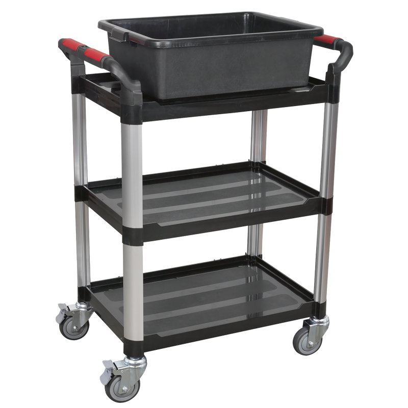 Sealey Composite Workshop Trolley CX309 40kg Capacity per Shelf