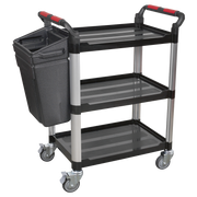 Sealey Composite Workshop Trolley CX309 40kg Capacity per Shelf