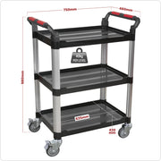 Sealey Composite Workshop Trolley CX309 40kg Capacity per Shelf