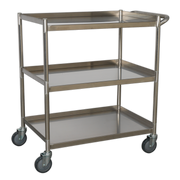 Sealey Premier Stainless Steel Workshop Trolley CX410SS 30kg Capacity