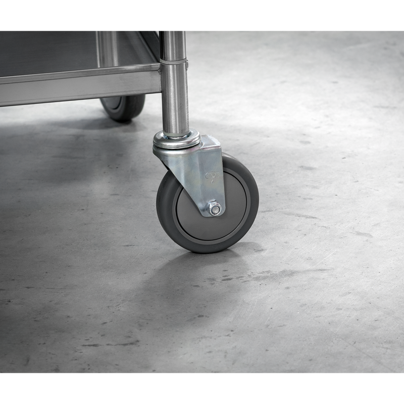 Sealey Premier Stainless Steel Workshop Trolley CX410SS 30kg Capacity