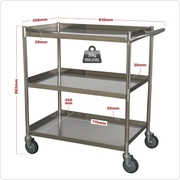 Sealey Premier Stainless Steel Workshop Trolley CX410SS 30kg Capacity