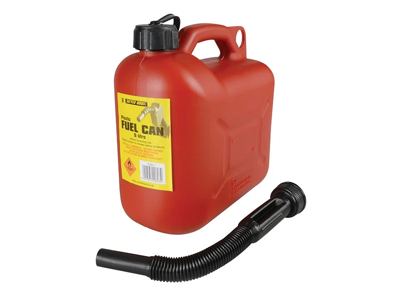 Silverhook Leaded Petrol Can & Spout Red 5 litre - CAN1