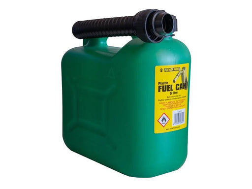Silverhook Unleaded Petrol Can & Spout Green 5 litre - CAN2