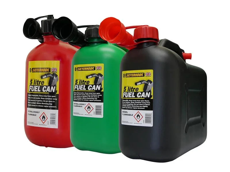 Silverhook Diesel Fuel Can & Spout Black 5 litre - CAN3