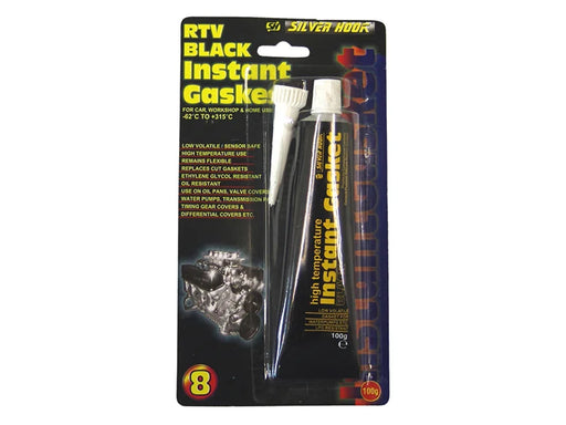 Silverhook RTV Black Instant Gasket 100g - SG08