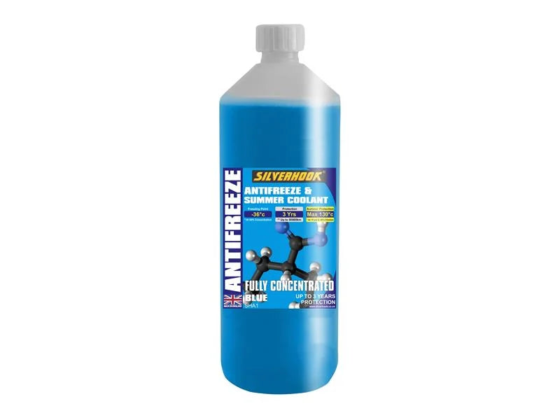 Silverhook Fully Concentrated Antifreeze Blue 1 litre - SHA1
