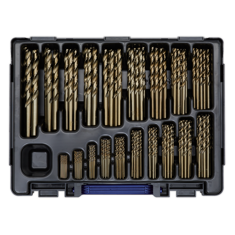 Sealey HSS Cobalt Drill Bit Assortment 1-10mm 170 Piece