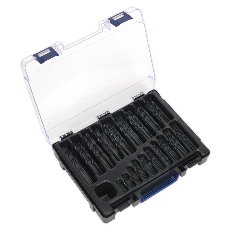 Sealey HSS Roll Forged Drill Bit Assortment 1-10mm 170 Piece