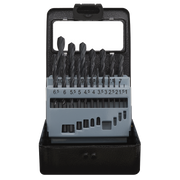 Sealey HSS Roll Forged Drill Bit Set 19 Piece Ø1-10mm