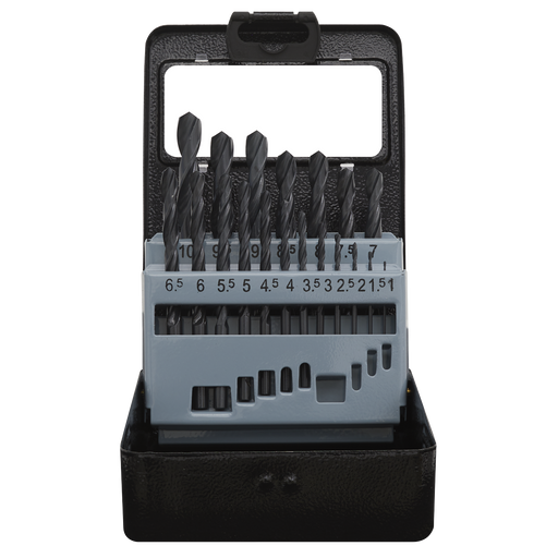 Sealey HSS Roll Forged Drill Bit Set 19 Piece Ø1-10mm
