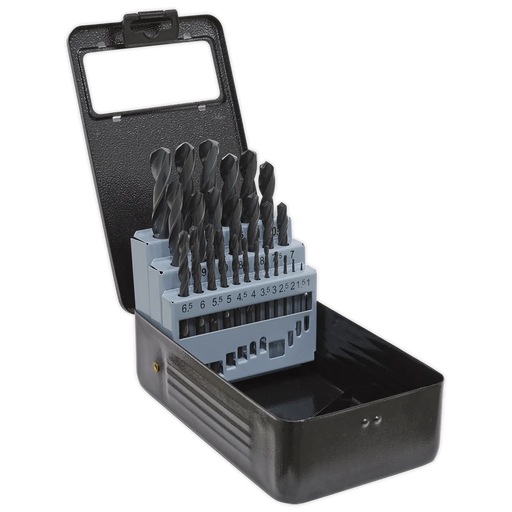 Sealey HSS Roll Forged Drill Bit Set 25 Piece Ø1-13mm