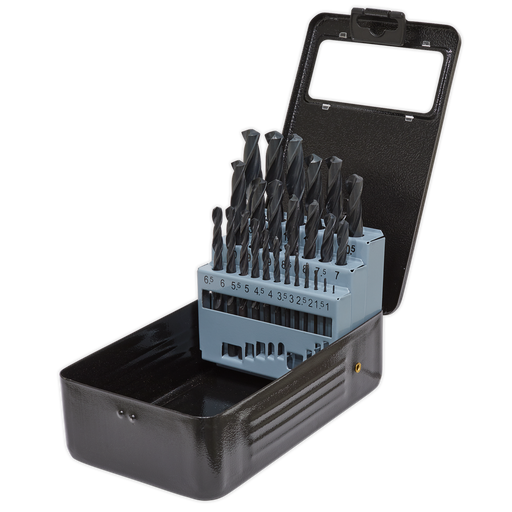 Sealey HSS Roll Forged Drill Bit Set 25 Piece Ø1-13mm