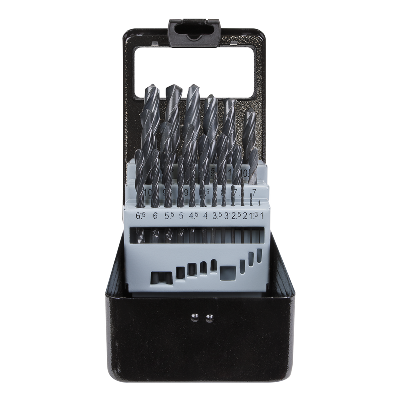Sealey HSS Roll Forged Drill Bit Set 25 Piece Ø1-13mm