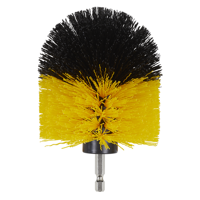 Sealey Drill Brush Set 4 Piece with 150mm Quick Chuck Holder