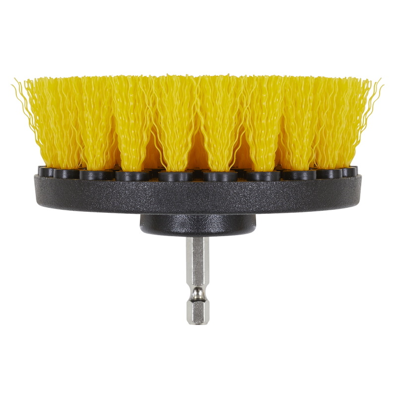 Sealey Drill Brush Set 4 Piece with 150mm Quick Chuck Holder