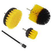 Sealey Drill Brush Set 4 Piece with 150mm Quick Chuck Holder
