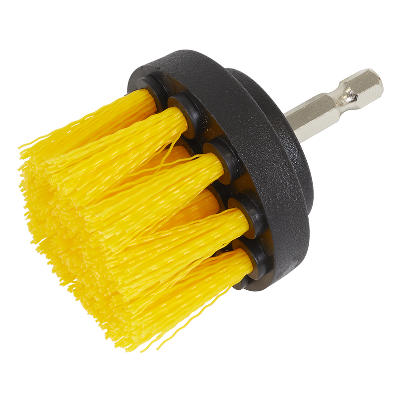Sealey Drill Brush Set 8 Piece with 150mm Quick Chuck Holder