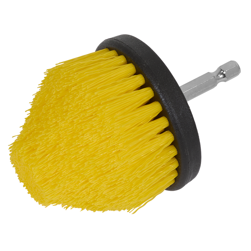 Sealey Drill Brush Set 8 Piece with 150mm Quick Chuck Holder