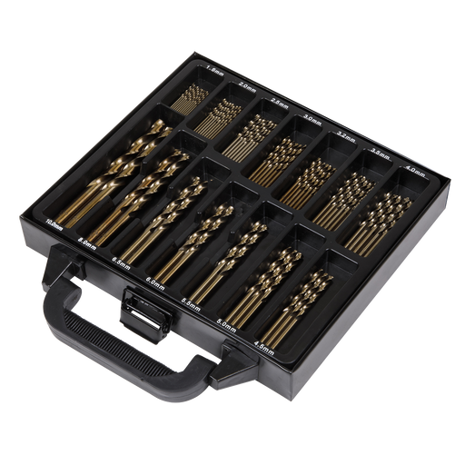 Sealey HSS Cobalt Drill Bit Set 99 Piece with Metal Storage Case