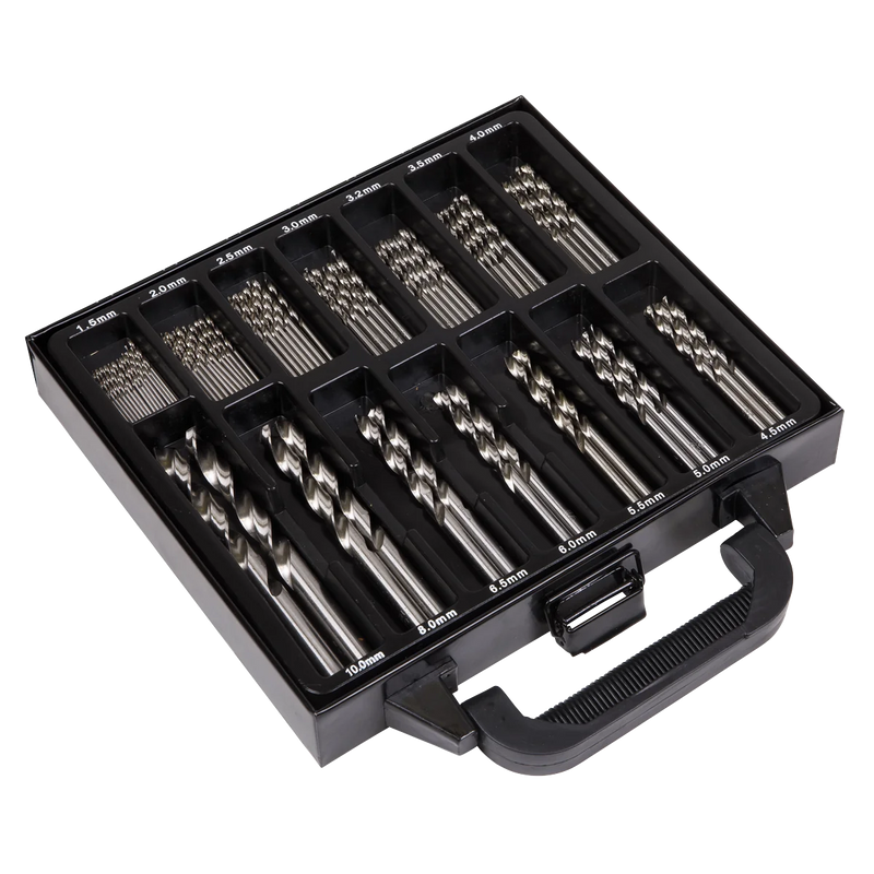 Sealey HSS Fully Ground Drill Bit Set 99 Piece