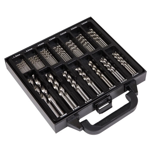 Sealey HSS Fully Ground Drill Bit Set 99 Piece