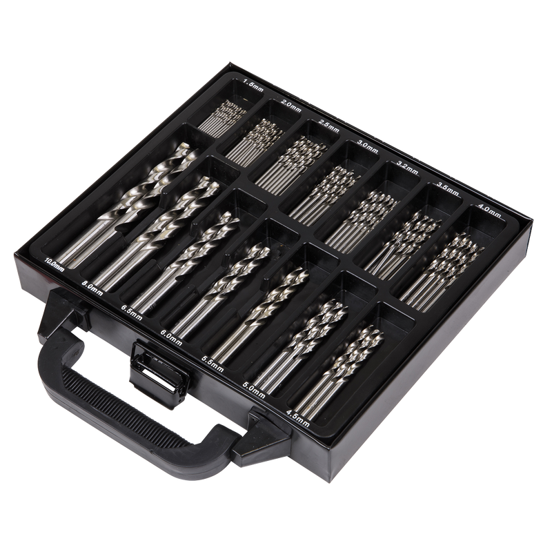 Sealey HSS Fully Ground Drill Bit Set 99 Piece