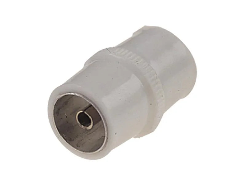 Dencon Coax Coupler White 7118NB - 7118NB