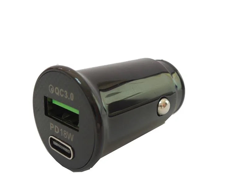 Dencon USB Dual Port Charger + LED 12/24V 7095 - 7095