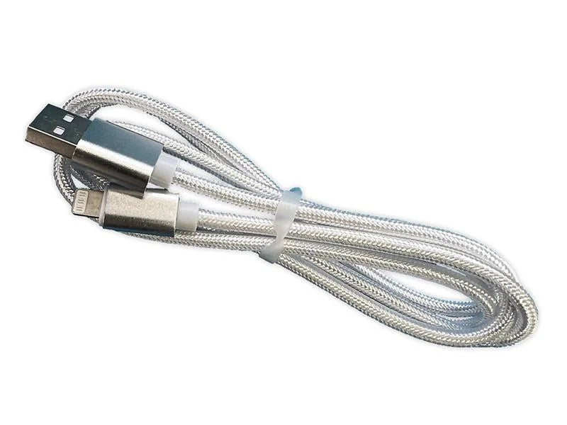 Dencon USB-A To Lightning Plug Braid 1m 7097 - 7097