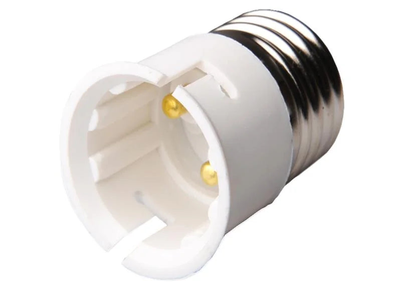 Dencon E27 to B22 Adaptor White - 1944NB