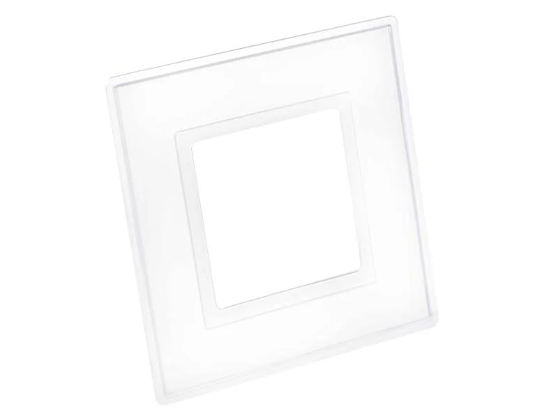 Dencon Clear Finger Plate 1-Gang (Pack of 2) - 88032NB