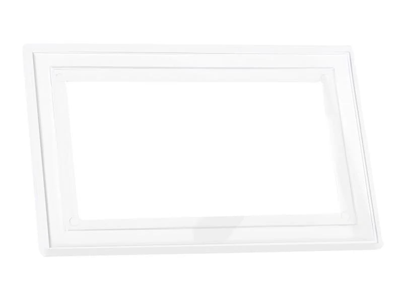 Dencon Clear Finger Plate 2-Gang - 88052NB