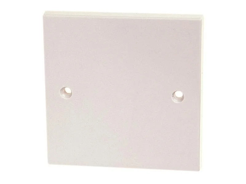 Dencon Plastic Blanking Plate Single White 8808NB - 8808NB