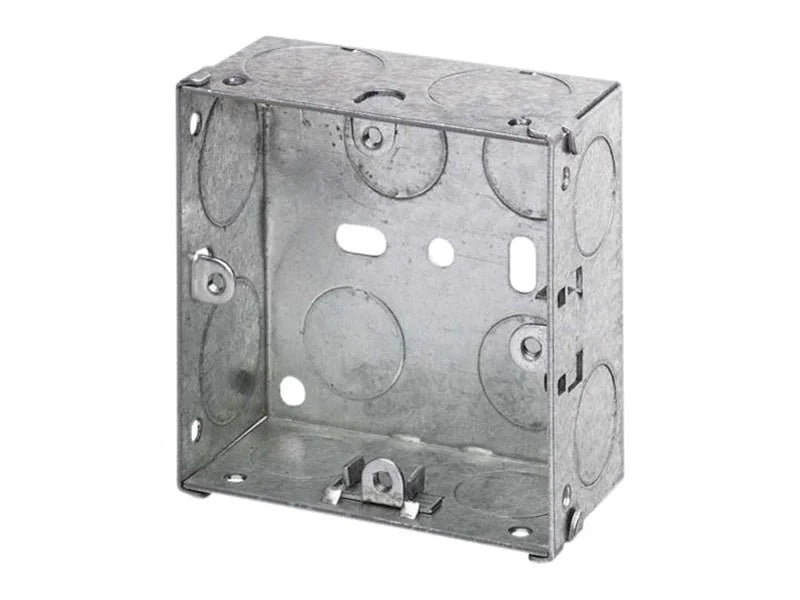 Dencon Metal Back Box 1-Gang 16-47mm