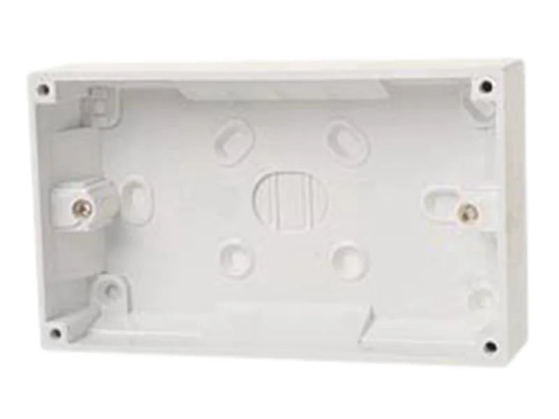 Dencon Pattress Box 32mm 2 Gang 8900NB - 8900NB