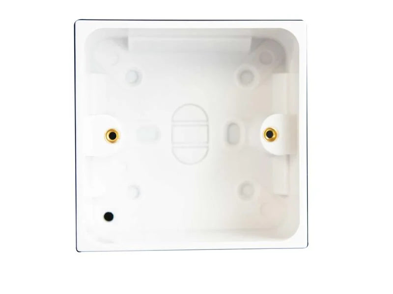 Dencon Pattress Box with Earth 1-Gang 45mm - 8901NB