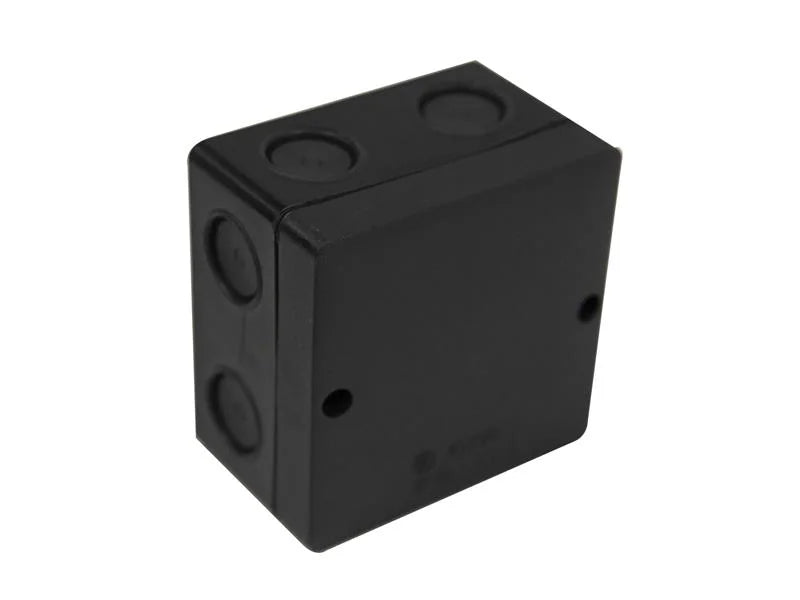 Dencon IP66 Junction Box Black 81 x 81mm - JB80BNB