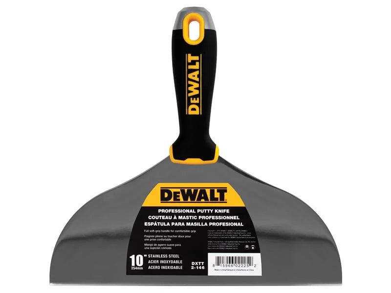 DEWALT Drywall Hammer End Jointing/Filling Knife 250mm (10in) - EU2-146