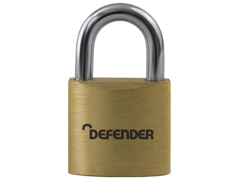 DEFENDER Brass Padlock Keyed Alike 20-60mm