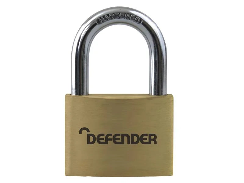 DEFENDER Brass Padlock Keyed Alike 20-60mm